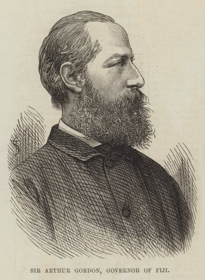 Sir Arthur Gordon, guvernør i Fiji af English School